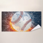 Baseballball Badehandtuch (Badehandtuch)