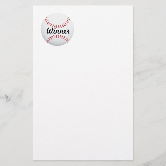 Baseballball Briefpapier (Vorderseite)