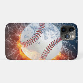 Baseballball Case-Mate iPhone Hülle (Rückseite (Horizontal))