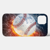 Baseballball Case-Mate iPhone Hülle (Rückseite (Horizontal))