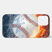 Baseballball Case-Mate iPhone Hülle (Rückseite (Horizontal))