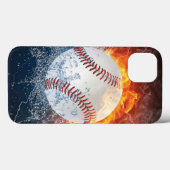 Baseballball Case-Mate iPhone Hülle (Rückseite (Horizontal))