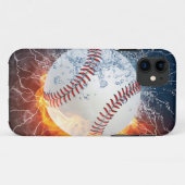 Baseballball Case-Mate iPhone Hülle (Rückseite (Horizontal))