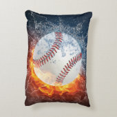 Baseballball Dekokissen (Rückseite(Vertikal))