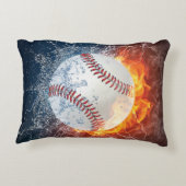 Baseballball Dekokissen (Rückseite)