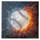 Baseballball Fliese (Vorderseite)