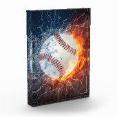 Baseballball Fotoblock (Links)