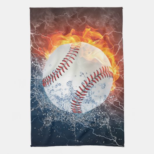 Baseballball Geschirrtuch (Vertikal)