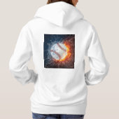 Baseballball Hoodie (Rückseite)