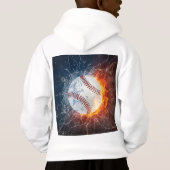 Baseballball Hoodie (Rückseite)