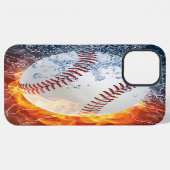 Baseballball iPhone Hülle (Rückseite (Horizontal))