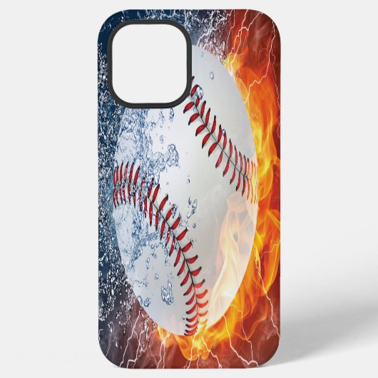 Baseballball iPhone Hülle (Rückseite)