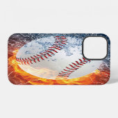 Baseballball iPhone Hülle (Rückseite (Horizontal))
