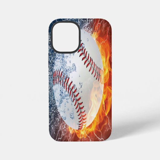 Baseballball iPhone Hülle (Rückseite)