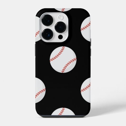 Baseballball iPhone Hülle (Rückseite)