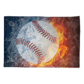 Baseballball Kissenbezug (Rückseite)