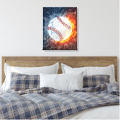 Baseballball Leinwanddruck (Insitu (Schlafzimmer))