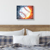 Baseballball Leinwanddruck (Insitu (Schlafzimmer))