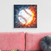 Baseballball Leinwanddruck (Insitu (Wohnzimmer))