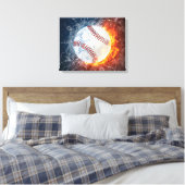 Baseballball Leinwanddruck (Insitu (Schlafzimmer))