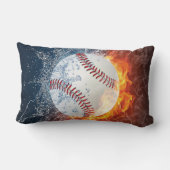 Baseballball Lendenkissen (Rückseite)