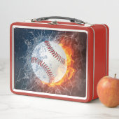Baseballball Metall Brotdose (Beispiel)
