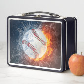 Baseballball Metall Brotdose (Beispiel)