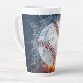 Baseballball Milchtasse (Linke Ecke)
