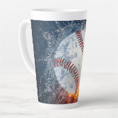 Baseballball Milchtasse (Linke Ecke)