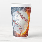 Baseballball Milchtasse (Vorderseite)