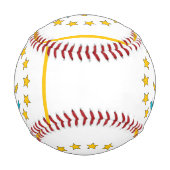 Baseballball mit Flagge von Rhode Island, USA Baseball (Rückseite)