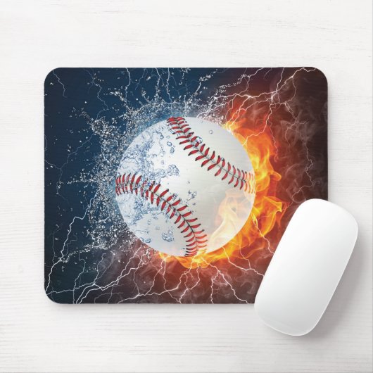 Baseballball Mousepad (Mit Mouse)