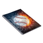 Baseballball Notizblock (Rechte Seite)