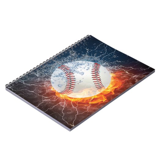 Baseballball Notizblock (Linke Seite)