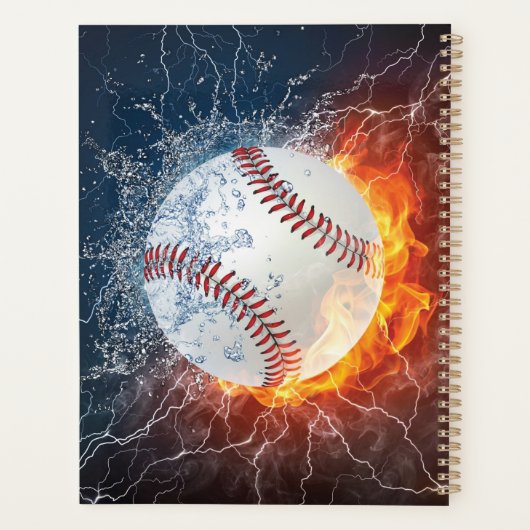 Baseballball Planer (Rückseite)