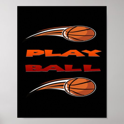 Baseballball Poster (Vorne)
