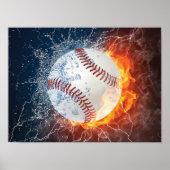 Baseballball Poster (Vorne)