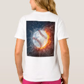 Baseballball T-Shirt (Rückseite)