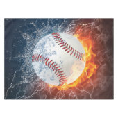 Baseballball Tischdecke (Vorderseite (Horizontal))