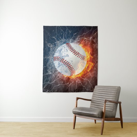 Baseballball Wandteppich (Beispiel)