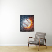 Baseballball Wandteppich (Beispiel)