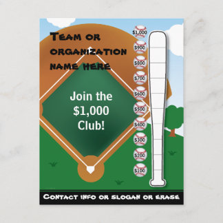 Baseballbattkarte und Einladung