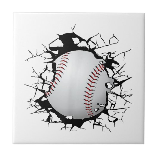 Baseballbekleidung - Baseball Fliese (Vorderseite)