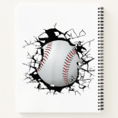 Baseballbekleidung - Baseball Notizblock (Rückseite)