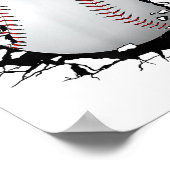 Baseballbekleidung - Baseball Poster (Ecke)