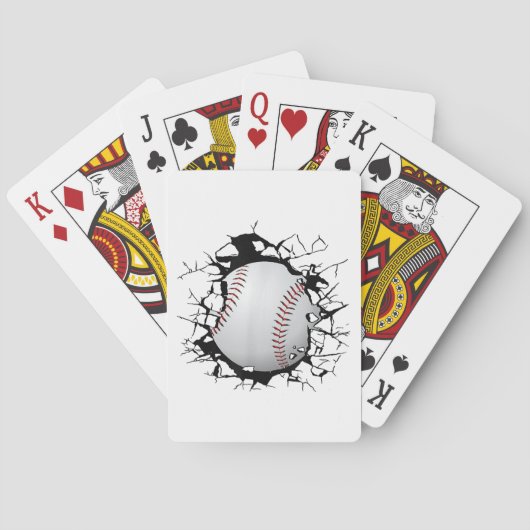 Baseballbekleidung - Baseball Spielkarten (Rückseite)