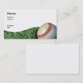 baseballbizcard, Adresse 2, Kontakt 1, Firma,… Visitenkarte (Vorne/Hinten)