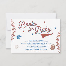 Baseballbuch für Babykarte, Baseball Baby-Dusche Einladung