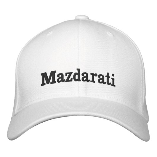 Baseballcap Mazdarati Bestickte Baseballkappe (Vorderseite)