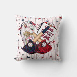 Baseballcluster 01-Quadratzoll Kissen